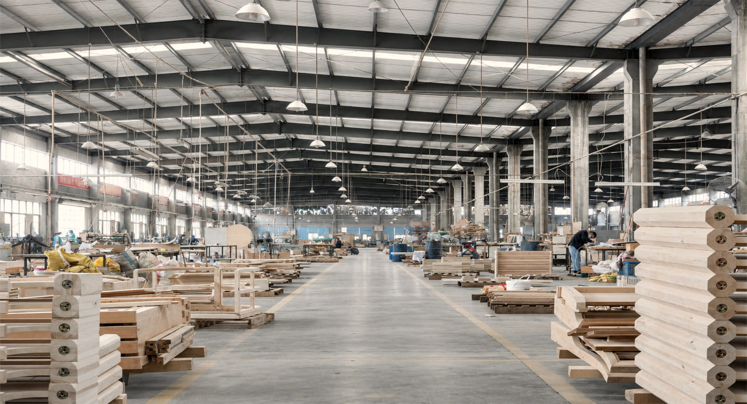 RCHOME furniture factory production workshop and quality inspection
