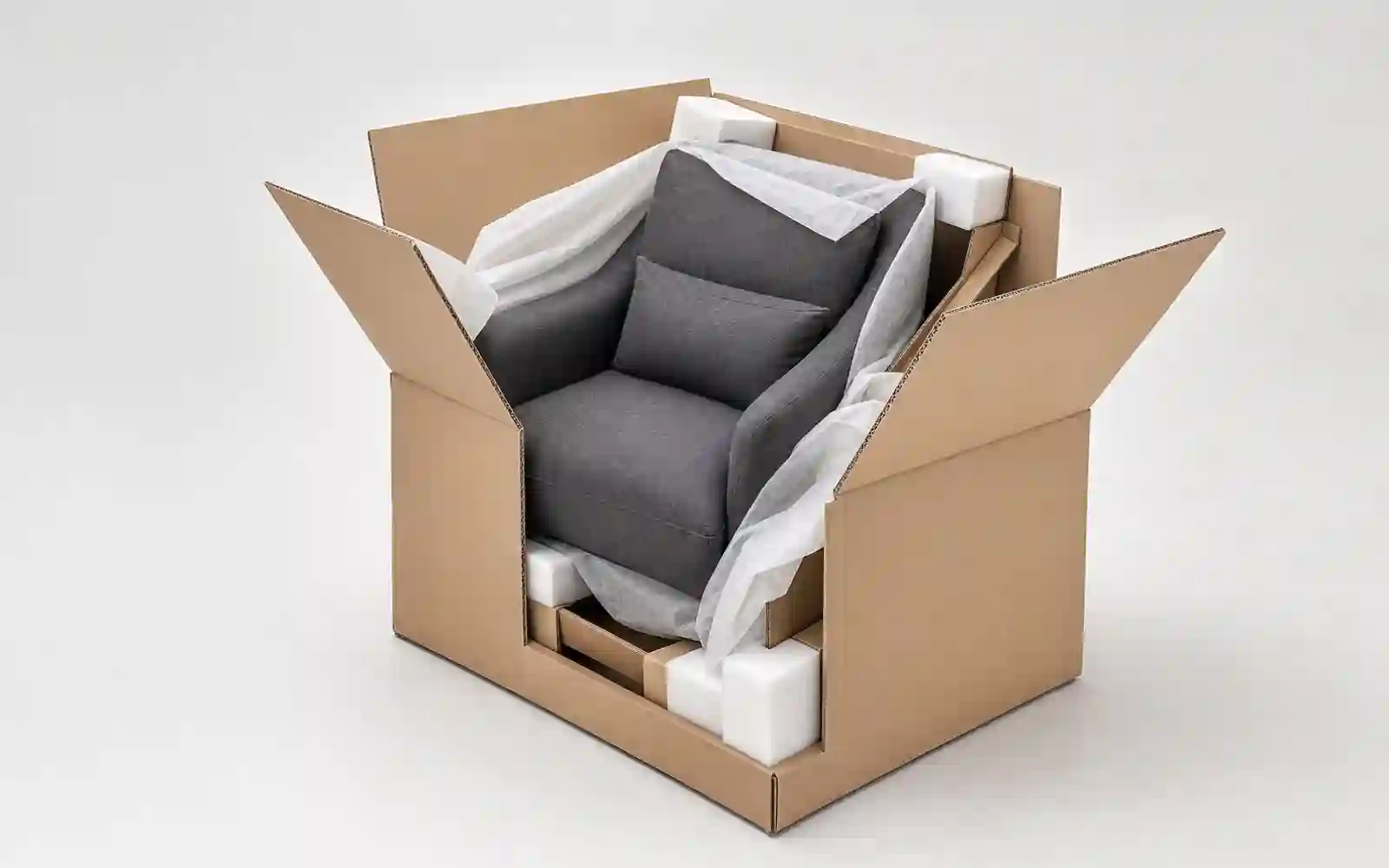 Luna Lounge Chair export packaging